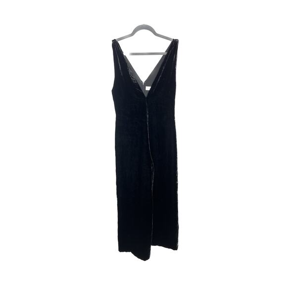 Fame and Partners Velvet Jumpsuit Wide Leg - Picture 1 of 10